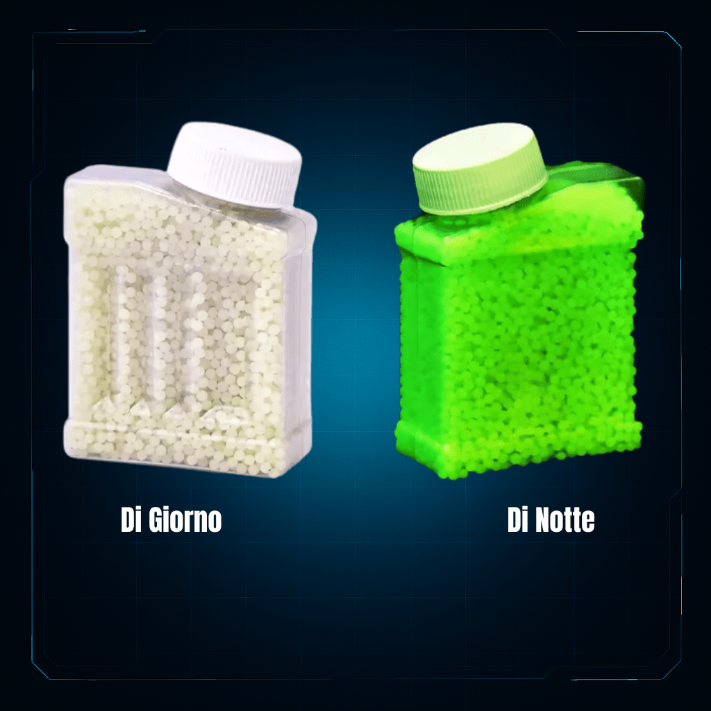 Pallini Gel Luminescenti HydroBlitz 7 - 8mm – Glow in the Dark, Sicuri e Divertenti al Buio. - | HydroBlitz