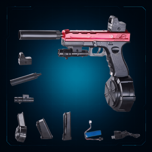 HydroBlitz G17 – Pistola a Gel Elettrica con 10.000 Pallini e Occhiali - | HydroBlitz