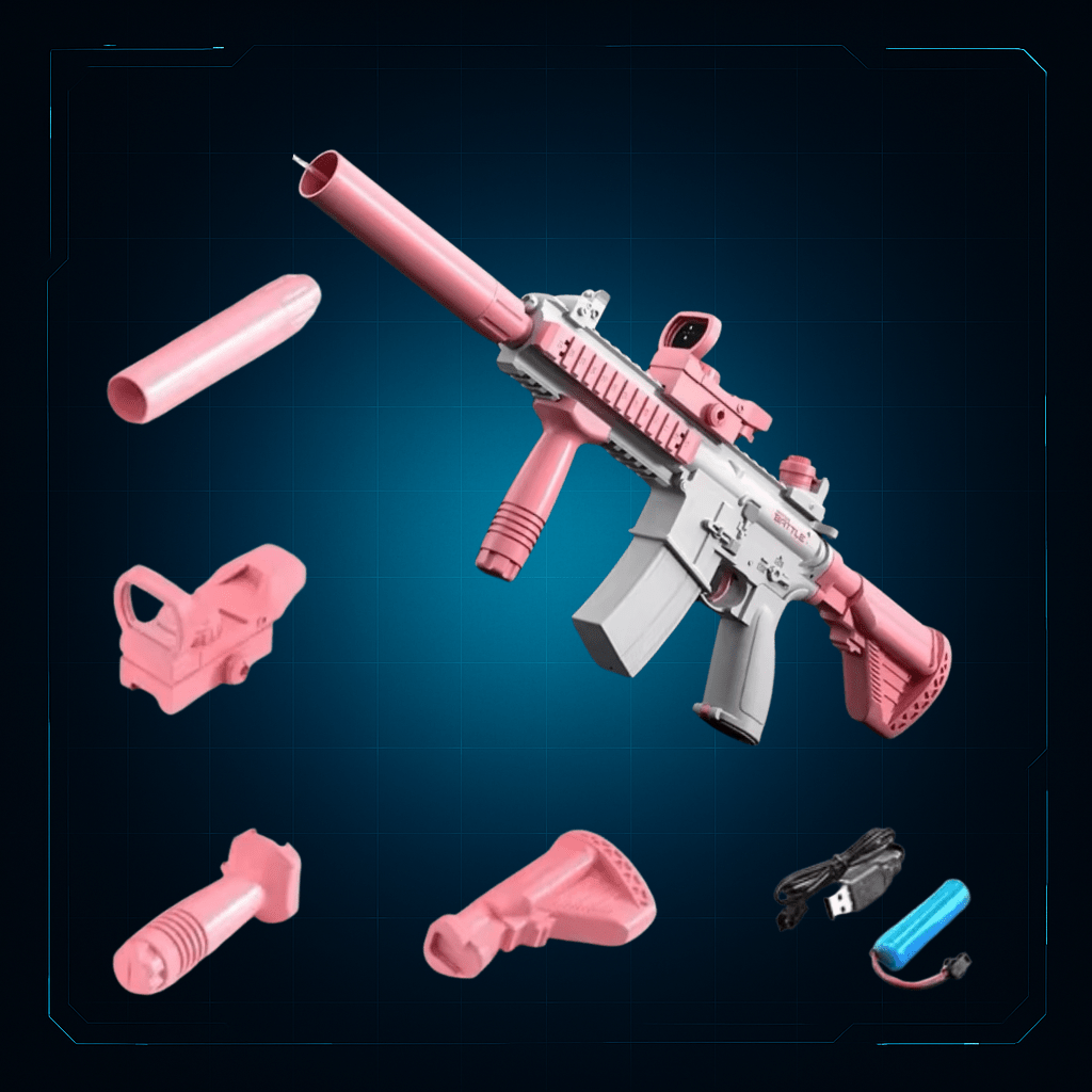 Hydroblitz M416 – Pistola ad Acqua Elettrica Full Auto con Serbatoio Integrato da 500ml - | HydroBlitz