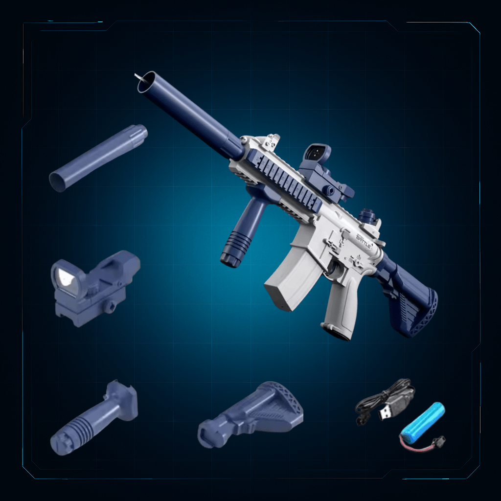 Hydroblitz M416 – Pistola ad Acqua Elettrica Full Auto con Serbatoio Integrato da 500ml - | HydroBlitz